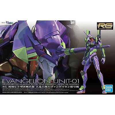 Bandai: Gunpla - Evangelion Unit-01 Real Grade [RG] 1/144 Model Kit