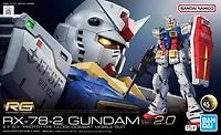 Gunpla: Bandai - RX-78-2 Gundam Ver.2.0 Real Grade [RG] 1/144 Model Kit