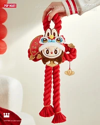 PopMart: The Monsters (Labubu) - Wealthy Snake's New Year Celebration Series Plush Door Decoration