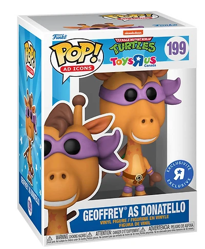 Funko Pop! TMNT TOYSRUS EXCLUSIVE GEOFFREY AS DONATELLO #199