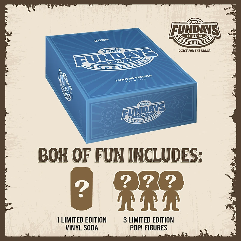 Funko Pop! Fundays Experience 2025 Box Of Fun *PREORDER*