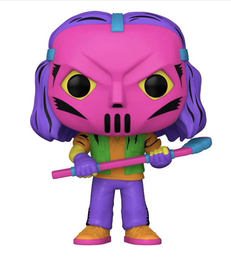 Funko Pop! TEENAGE MUTANT NINJA TURTLES CASEY JONES BLACKLIGHT #121 [HOT TOPIC EXCLUSIVE]