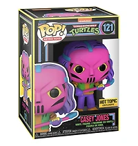 Funko Pop! TEENAGE MUTANT NINJA TURTLES CASEY JONES BLACKLIGHT #121 [HOT TOPIC EXCLUSIVE]