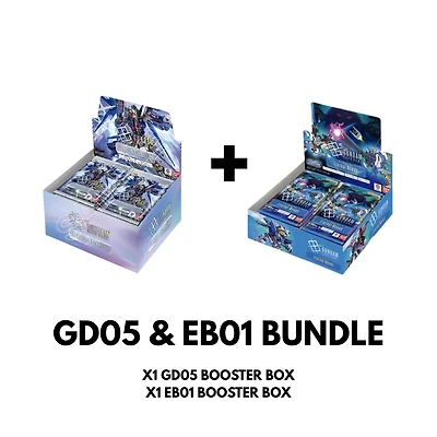 Gundam CG - Bundle Of GD05 [GD-05] + EB01 [EB-01] Booster Boxes *PREORDER*
