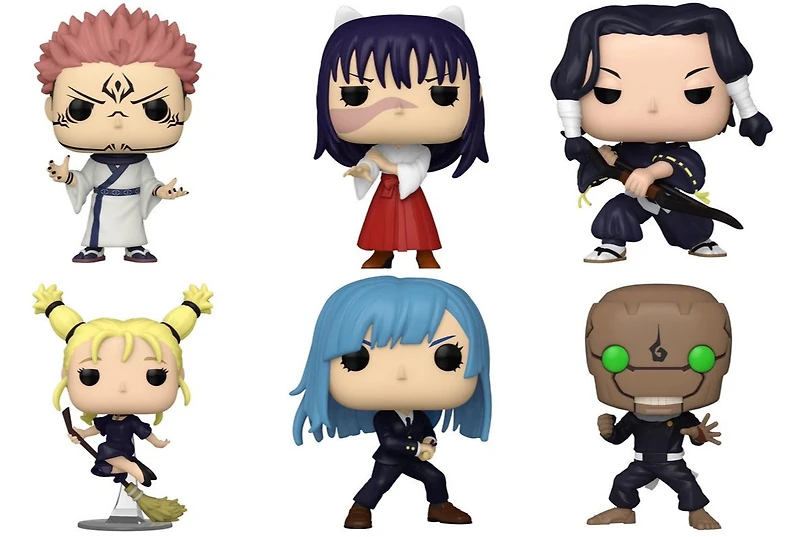 Funko Pop! Anime: Jujutsu Kaisen - Ryomen Sukuna / Utahime Iori Noritoshi Kamo Momo Nishimiya Kasumi Miwa Ultimate Mechamaru