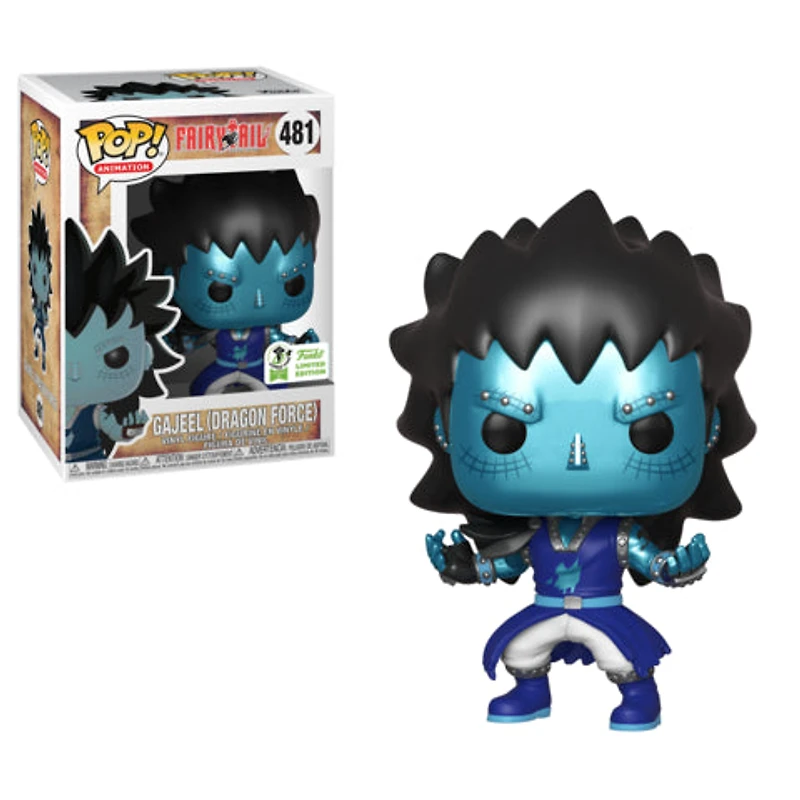 FUNKO POP! Animation - FAIRY TAIL - GAJEEL (DRAGON FORCE) #481 **EMERALD CITY COMIC CON**
