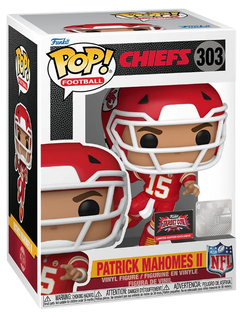 Funko Pop! Sports: NFL - Patrick Mahomes II (Chiefs) #303 [2025 TargetCon Exclusive] *PREORDER*