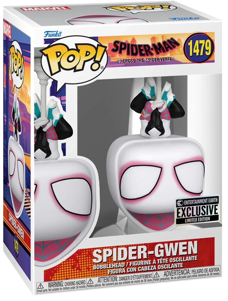 Funko Pop! Marvel: Spider-Man Across The Spider-Verse - Spider-Gwen (Upside-Down) #1479 [Entertainment Earth Exclusive]