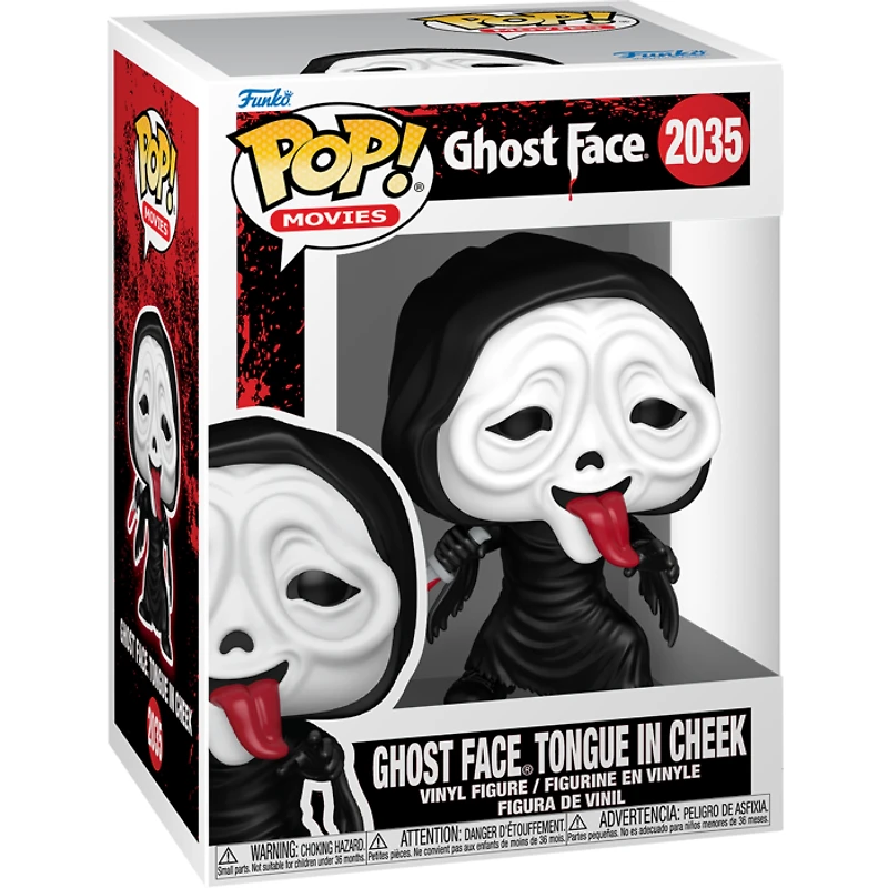 Funko Pop! Movies: Horror - Ghost Face (Tongue In Cheek) #2035 *PREORDER*