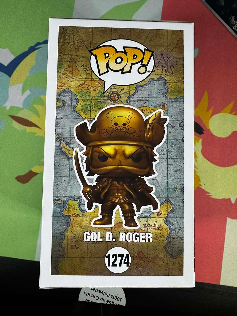Funko Pop! Anime: One Piece - Gol D. Roger (Metallic Gold) #1274 [Funtastic Voyage - Limited 3,400pcs]
