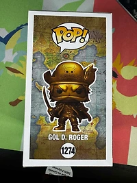 Funko Pop! Anime: One Piece - Gol D. Roger (Metallic Gold) #1274 [Funtastic Voyage - Limited 3,400pcs]