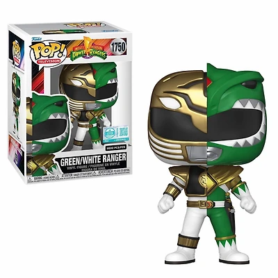 Funko Pop! Television: Power Rangers - Green / White Ranger #1750 [Funko Special Edition - Limited 9,500pcs] *PREORDER*
