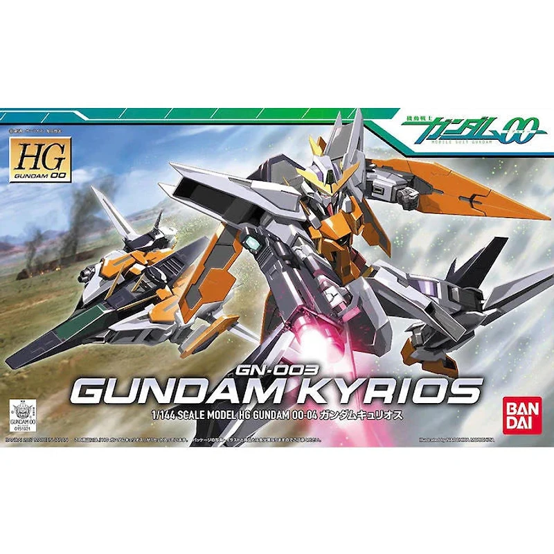 Gunpla - GN-003 Gundam Kyrios High Grade [HG] Gundam 00 1/144 Model Kit