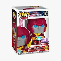 Funko Pop! Retro Toys: Transformers - Hot Rod with Matrix #150 [Funko Limited Edition 7,500pcs - GITD] *PREORDER*