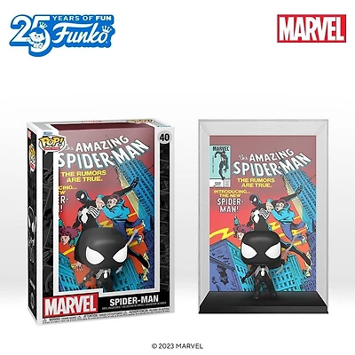 Funko Pop! COMIC Cover Art Marvel - Amazing SPIDER-MAN BLACK SYMBIOTE SUIT #40