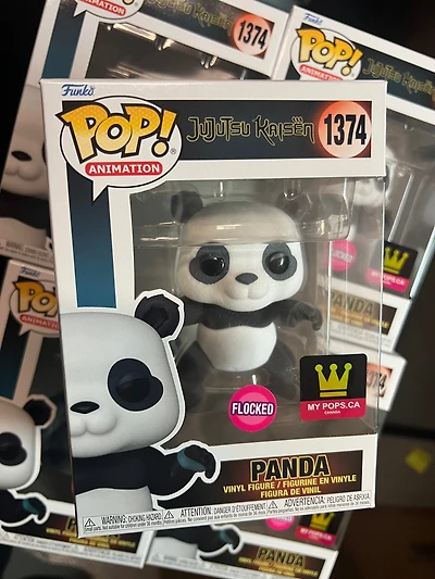 Funko Pop! ANIMATION: JUJUTSU KAISEN PANDA FLOCKED #1374 [EXCLUSIVE]
