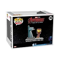 Funko Pop! Town: Marvel - Avengers Tower & Iron Man #35 [Special Edition - GITD]