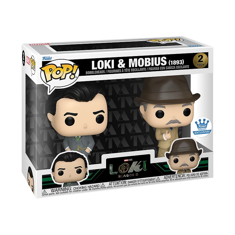 Funko Pop! Marvel - Loki & Mobius (1893) 2pk [Funko Shop Exclusive]