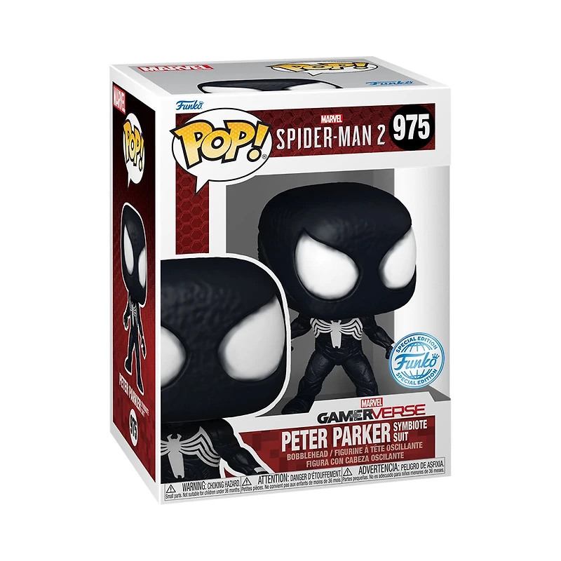 Funko Pop! Marvel: Spider-Man 2 - Peter Parker (Symbiote Suit) #975 [MyPops Exclusive]