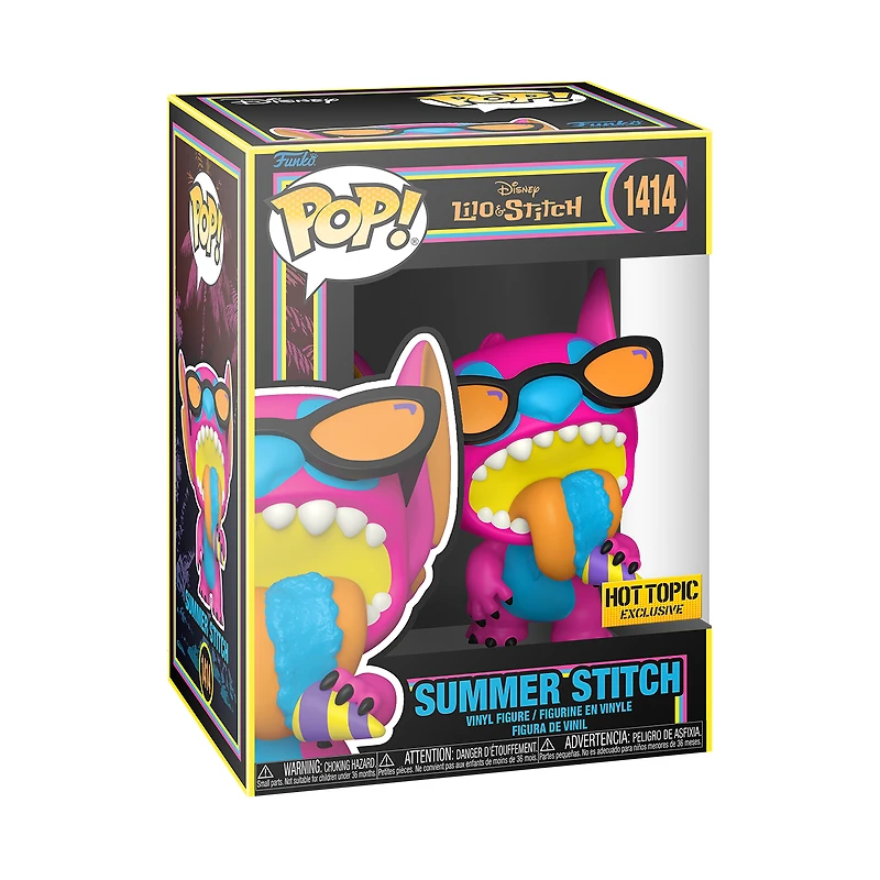 FUNKO POP! DISNEY: LILO & STITCH - BLACK LIGHT STITCH #1414 *PREORDER*