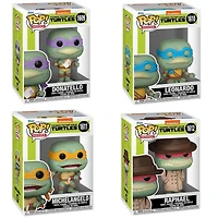 FUNKO POP! Nickelodeon: Teenage Mutant Ninja Turtles - Donatello #1609 / Leonardo #1610 Michelangelo #1611 Raphael #1612 **PREORDER**