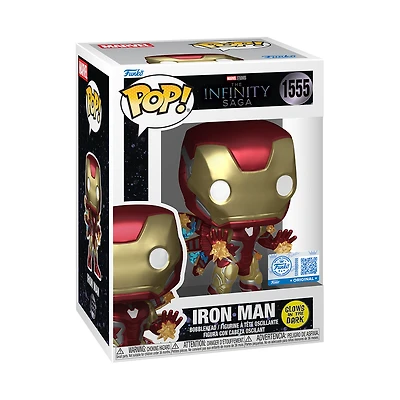 Funko Pop! Marvel: Iron Man - Plus! Iron Man #1555 [Funko Special Edition - Glow-In-The-Dark (GITD)] *PREORDER*