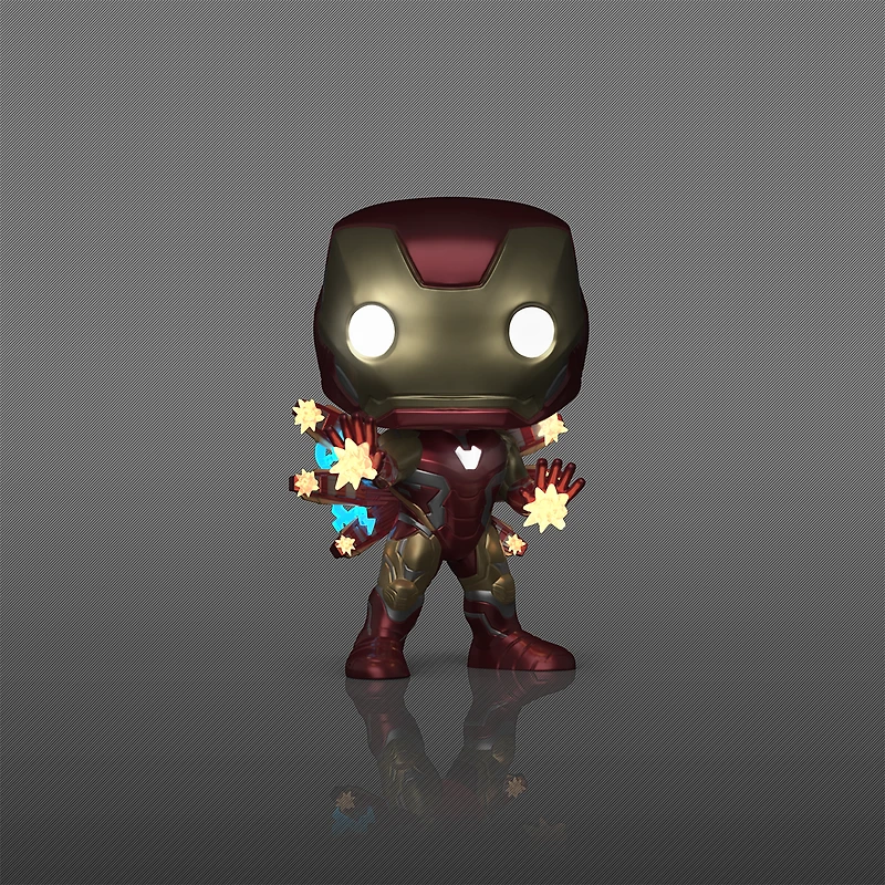 Funko Pop! Marvel: Iron Man - Plus! Iron Man #1555 [Funko Special Edition - Glow-In-The-Dark (GITD)] *PREORDER*
