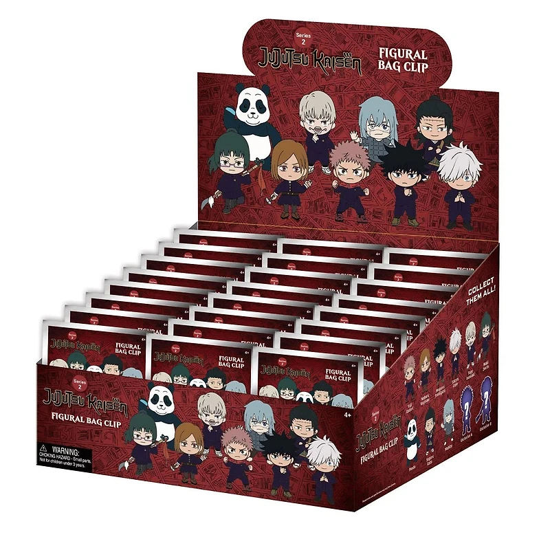 Jujutsu Kaisen Series 2 3D Foam MYSTERY Bag Clip