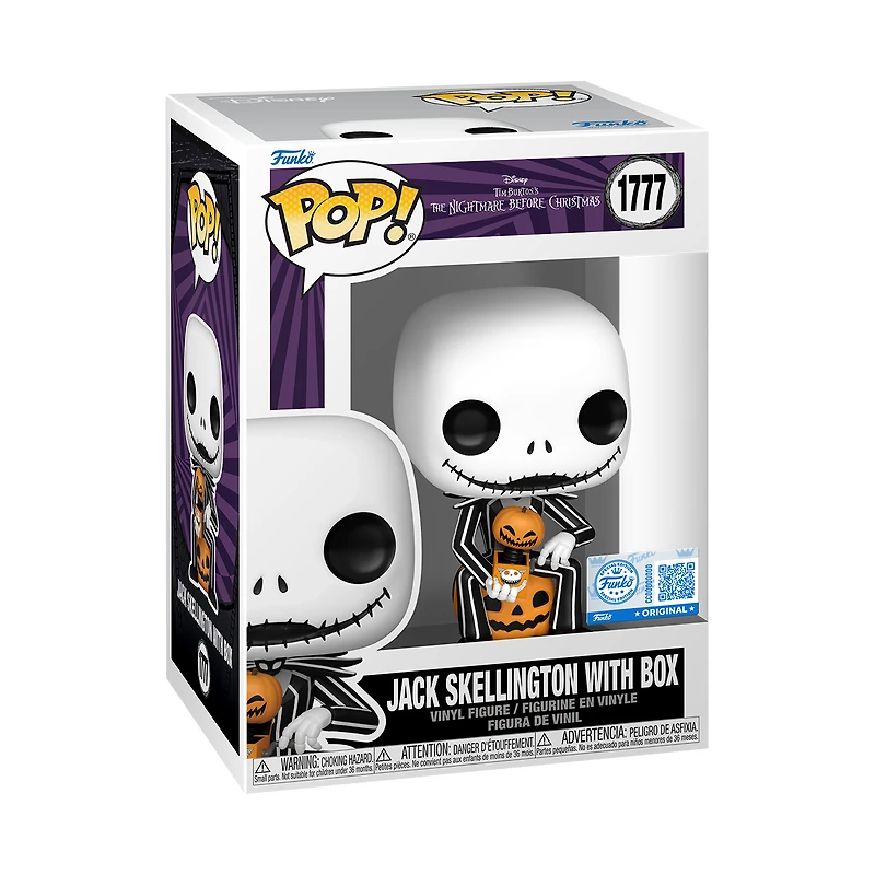 Funko Pop! Disney: The Nightmare Before Christmas - Jack Skellington with Box #1777 [Funko Special Edition] *PREORDER*