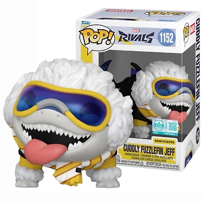 Funko Pop! Games: Marvel Rivals - Cuddly Fuzzlefin Jeff #1152 [Funko Limited Edition - 9,500pcs]