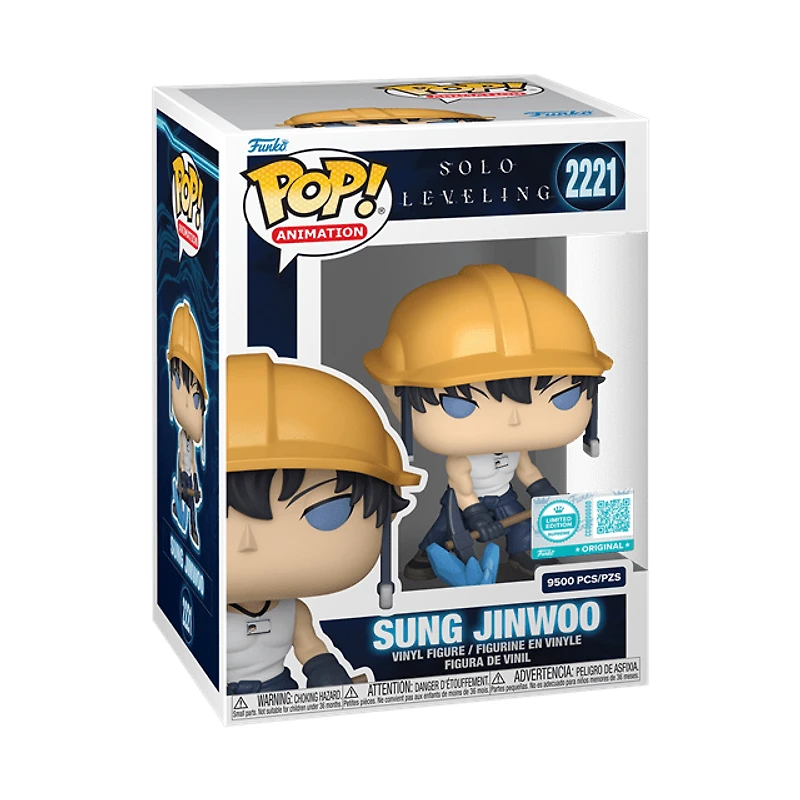 Funko Pop! Anime: Solo Leveling - Sung Jinwoo (Construction) #2221 [Funko Limited Edition 9,500pcs]