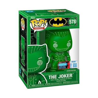 Funko Pop! Heroes: Batman - The Joker (Green Blueprint) #578 [Shared Convention Sticker 2025 NYCC - Limited Edition 2,010pcs]