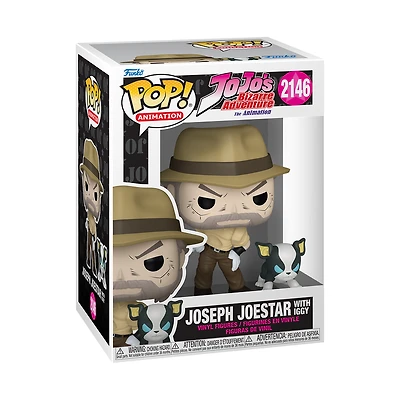 Funko Pop! Anime: Jojo's Bizarre Adventure - Joseph Joestar with Iggy #2146 *PREORDER*