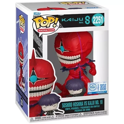 Funko Pop! Anime: Kaiju No. 8 - Soshiro Hoshina Vs. Kaiju No. 10 #2251 [Chalice Collectibles Exclusive] *PREORDER*