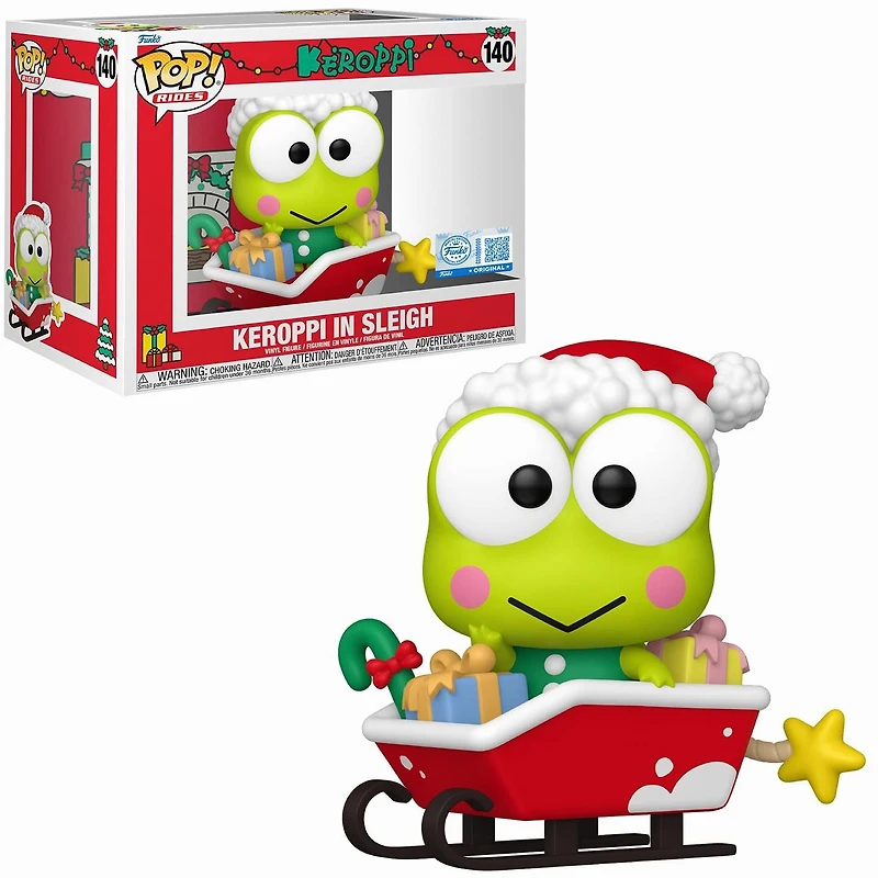 Funko Pop! Sanrio: Rides - Keroppi In Sleigh #140 [Funko Special Edition] *PREORDER*