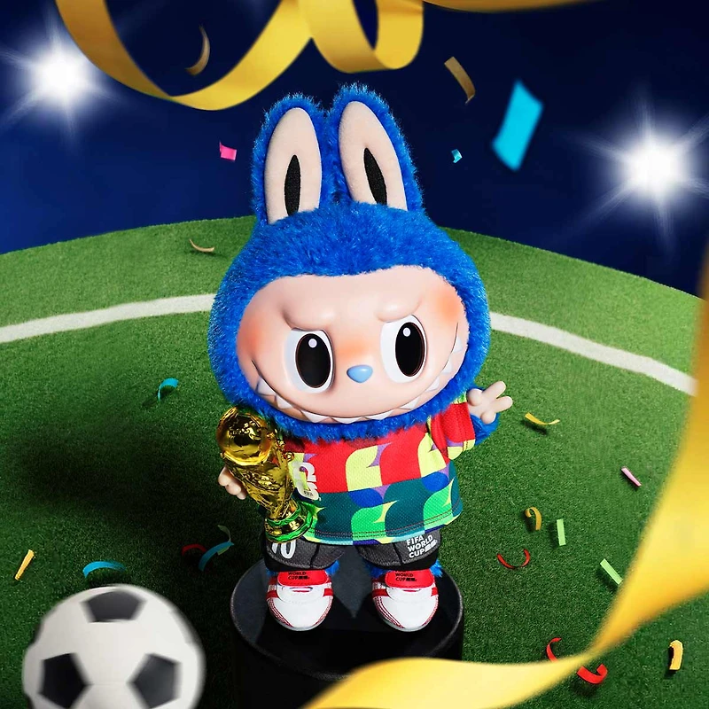 PopMart: The Monsters (Labubu) x FIFA Series - "Catch The Win" Vinyl Face Doll *PREORDER*