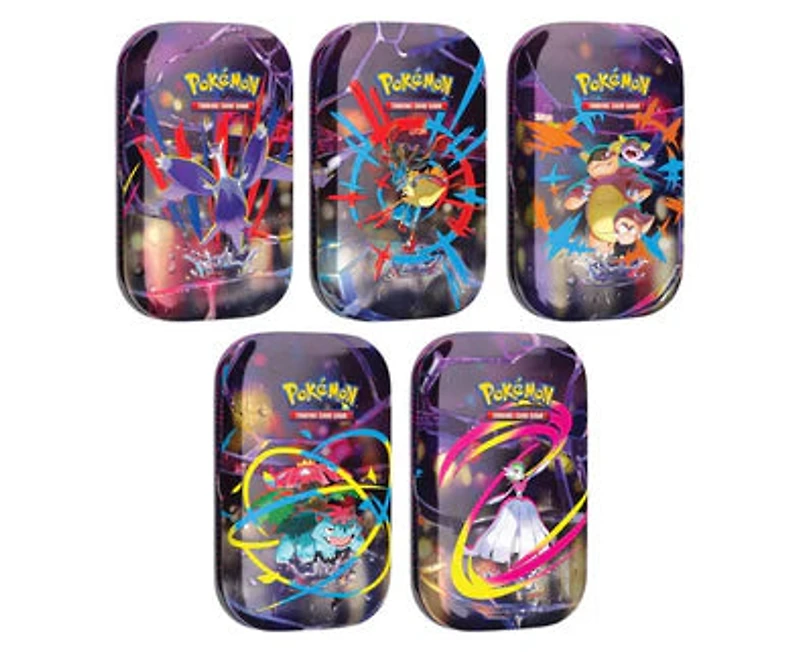 Pokemon TCG: Scarlet & Violet - Mega Evolution Mega Heroes Mini Tins Display Box