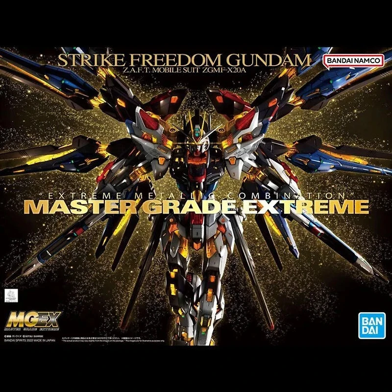 Gunpla - Strike Freedom Gundam Master Grade Extreme Metallic Combination [MGEX] Model Kit