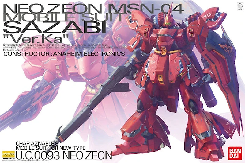 MG MSN-04 Sazabi Ver.Ka 1/100