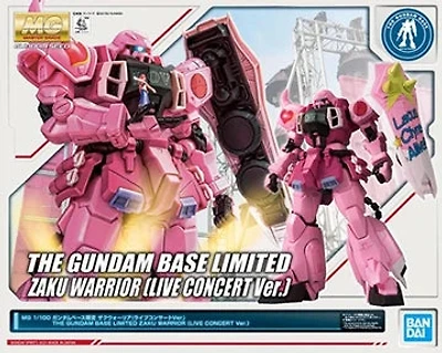 Bandai: Gunpla - Gundam Base Limited Zaku Warrior (Live Concert Ver.) Master Grade [MG] 1/100 Model Kit