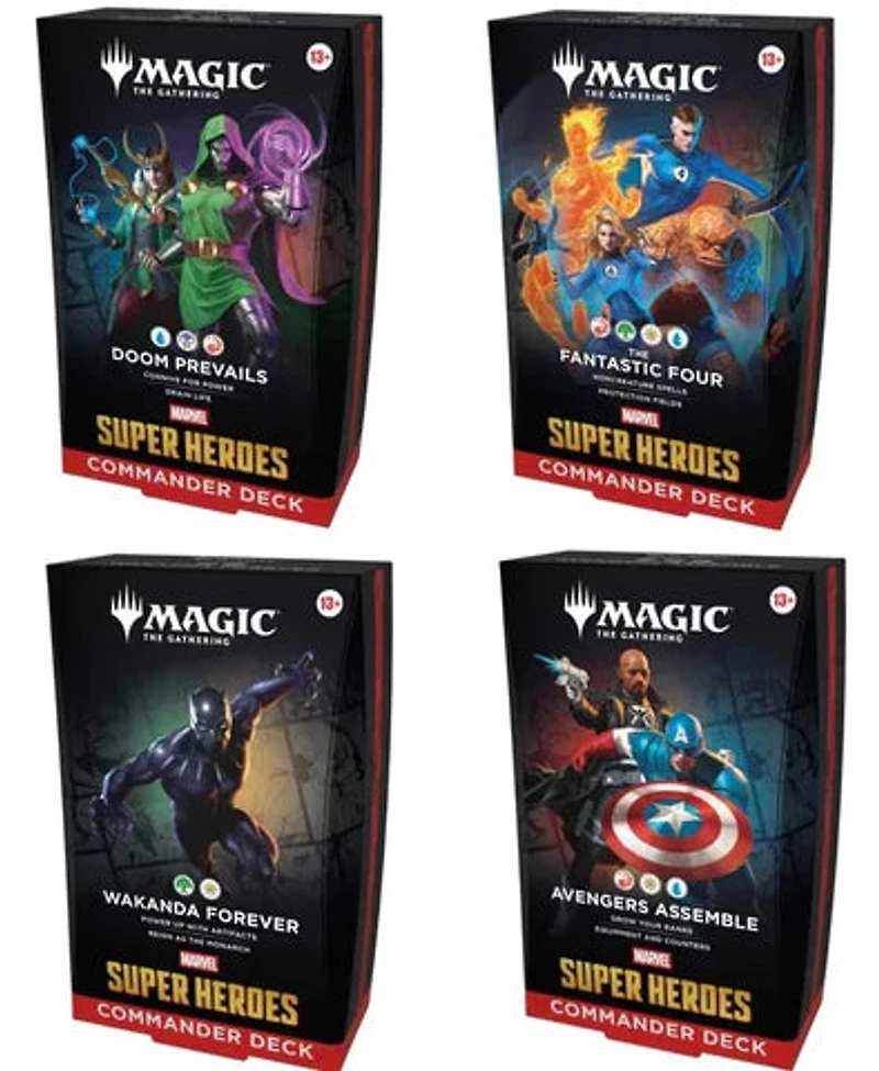 Magic The Gathering: Marvel Super Heroes - Commander Deck Set *PREORDER*