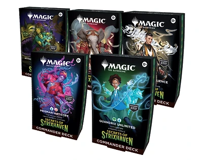 Magic The Gathering TCG - Secrets Of Strixhaven Commander Decks (Set of 5)