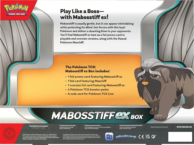 Pokemon TCG: Scarlet & Violet - Mabosstiff ex Box Set