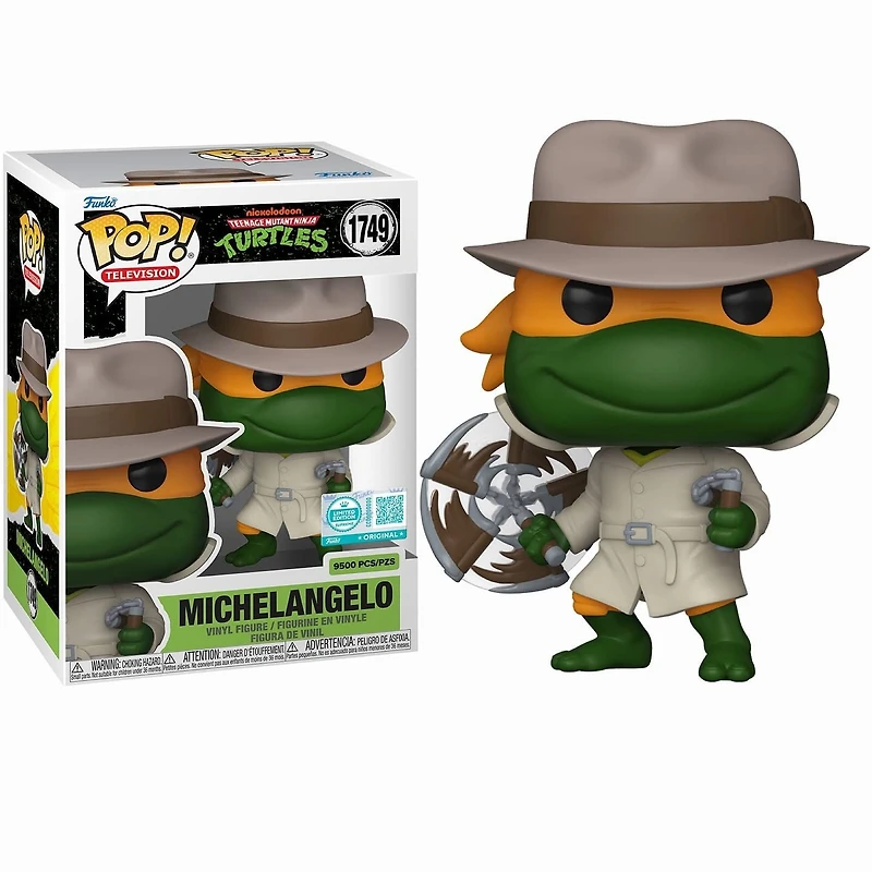 Funko Pop! Television: Teenage Mutant Ninja Turtles (TMNT) - Michelangelo #1749 [Funko Limited Edition - 9,500pcs] *PREORDER*