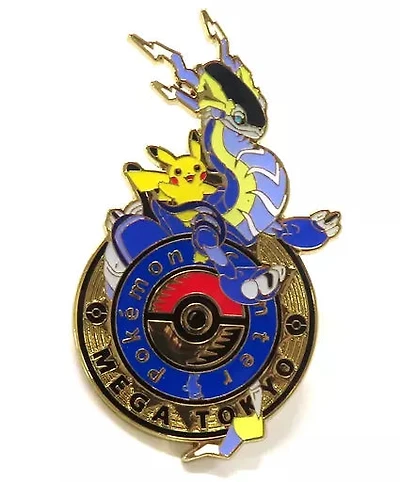 Pokemon Center - Pikachu & Miraidon Mega Tokyo Limited Edition Enamel Pin Badge