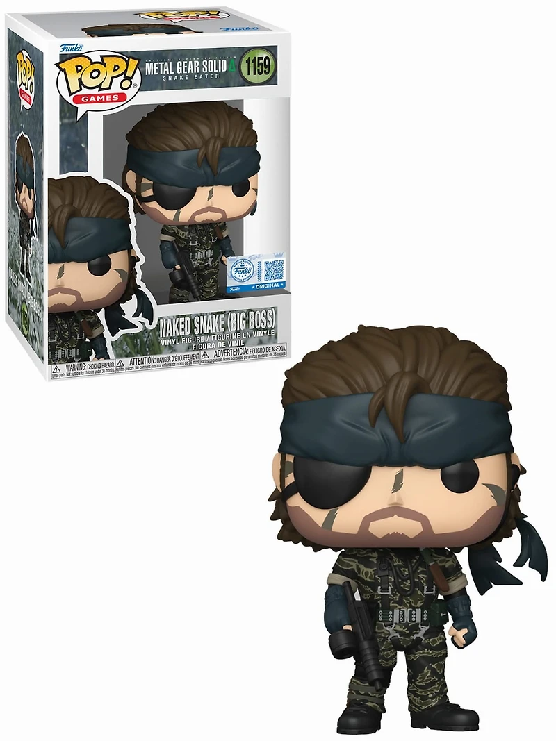 Funko Pop! Games: Metal Gear Solid - Naked Snake (Big Boss) #1159 [Funko Special Edition] *PREORDER*