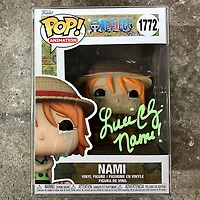 Funko Pop! Anime: One Piece - Nami #1772 SIGNED BY LUCI CHRISTIAN