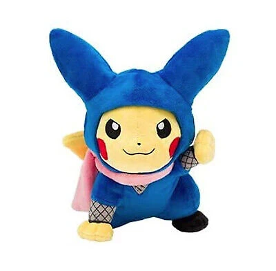 Pokemon - Ninja Greninja Pikachu Plush [Pokemon Center Tokyo Japan DX Exclusive]
