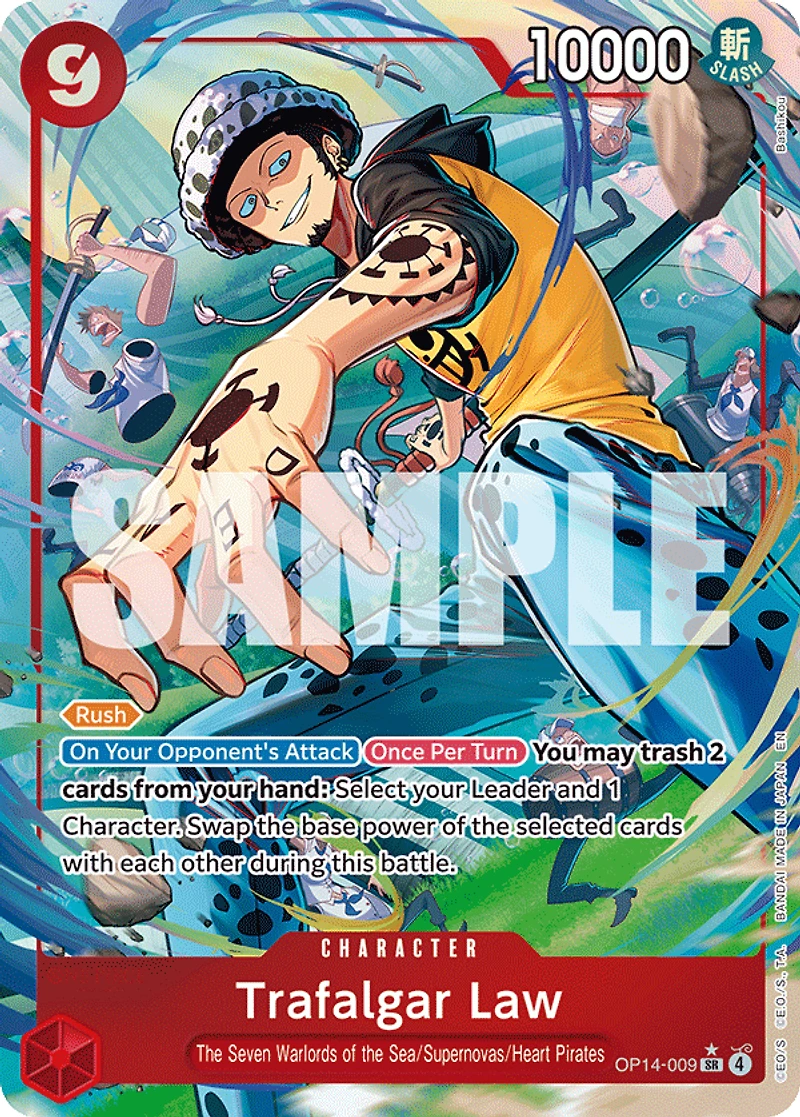 One Piece TCG - Trafalgar Law OP14-09 (Alternate Art)