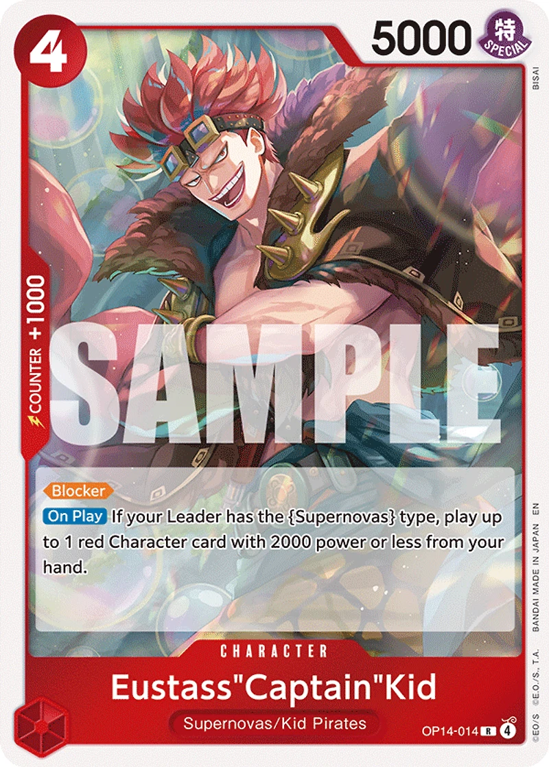 One Piece TCG - Eustass"Captain"Kid OP14-14